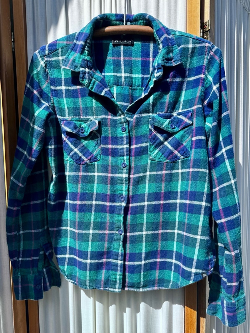 Volcom lightweight flannel shirt M